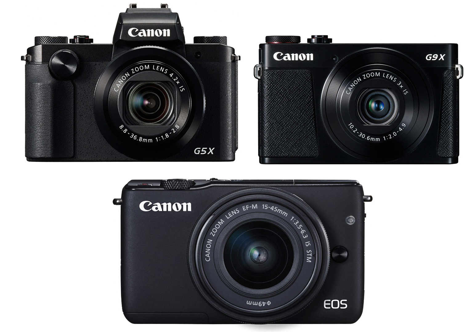 Canon-G5-X-and-G9-X-and-M10
