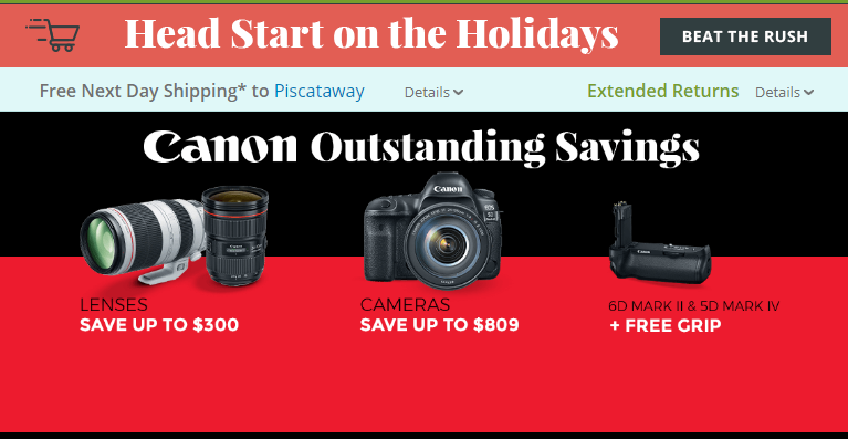Canon camera deals